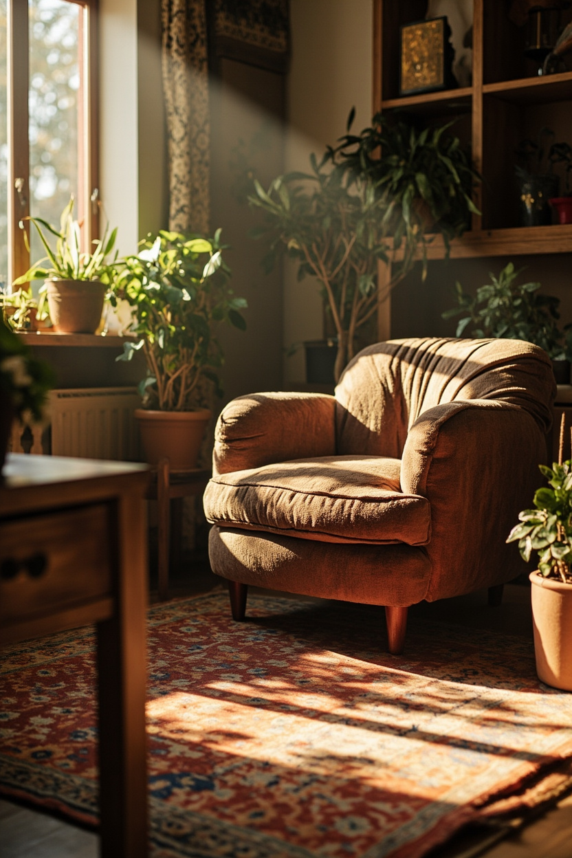 Balancing Color with Cozy Furniture