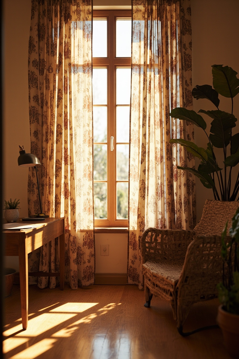 Boho Pattern Curtains