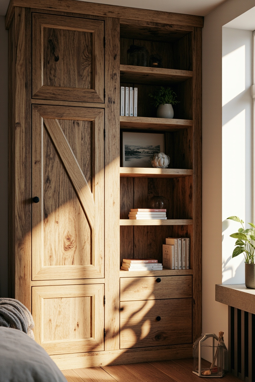 Built-In Shelving for Storage