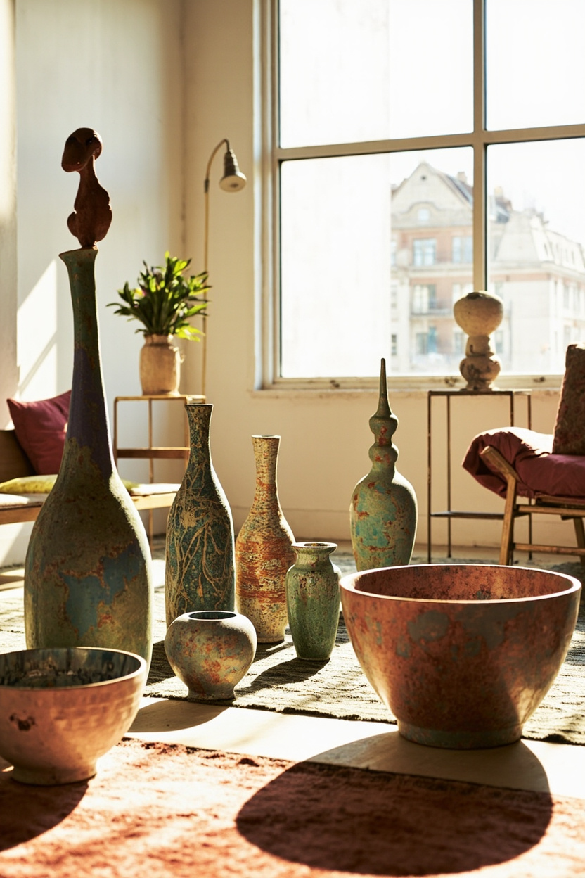 Ceramic Moments: Statement Vessels as Centerpieces - Boho Home Decor