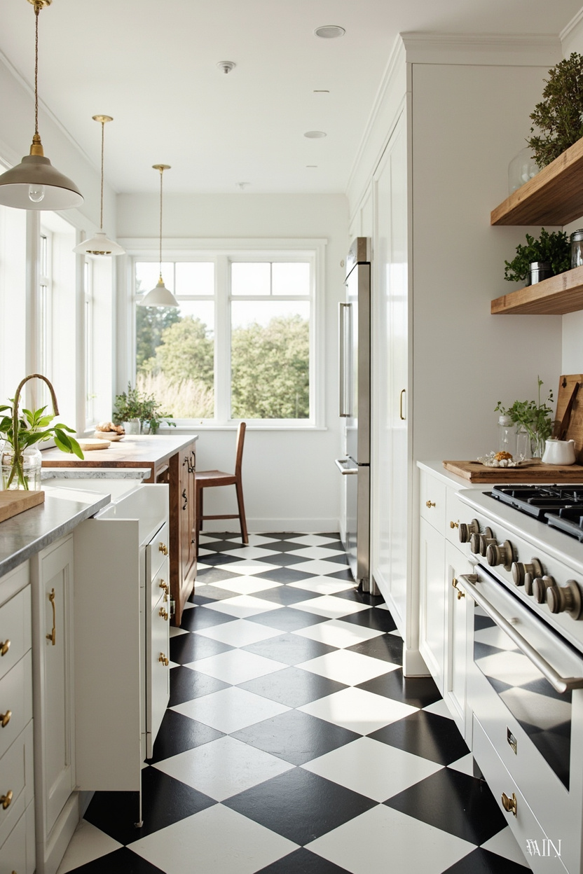 Checkerboard Flooring