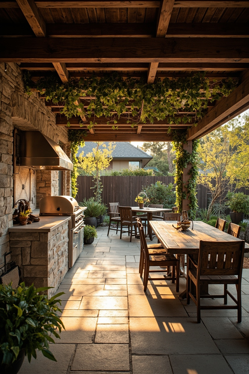 Covered Outdoor Kitchens and Patios