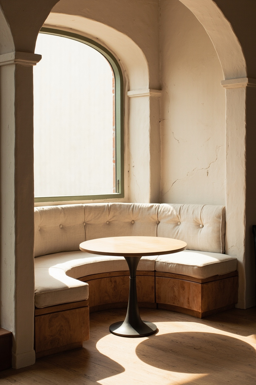 Curved Banquette Nooks