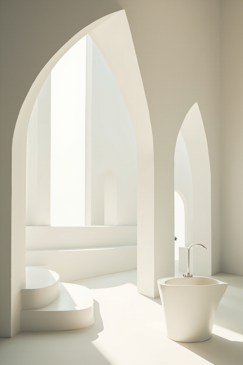 Curved Minimal Forms - Minimalist Home Decor