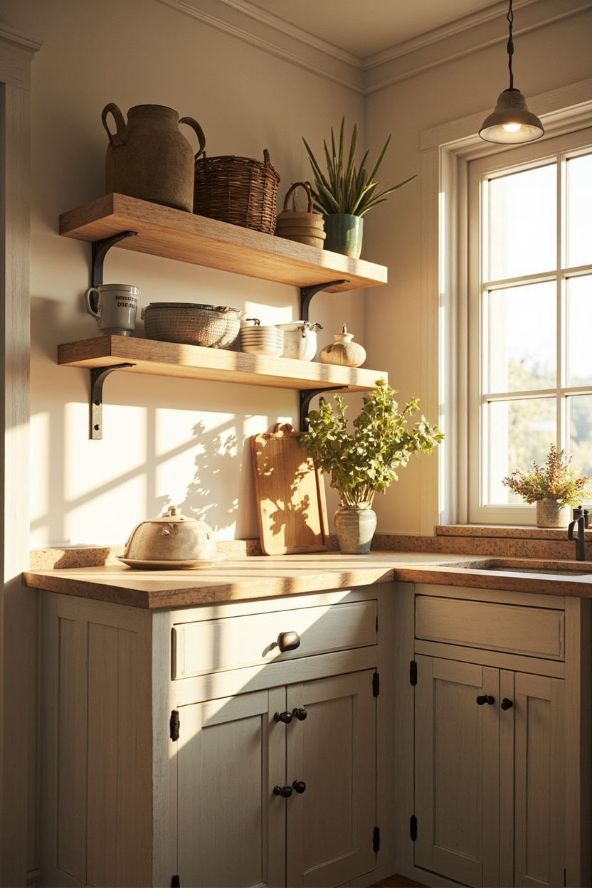 DIY Cabinetry, Open Shelving, and Hardware Tips