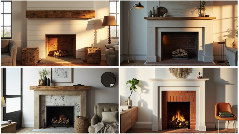 15 DIY Fireplace Surround Ideas: Transforming The Room DIY Fireplace Surround Ideas Design Trends