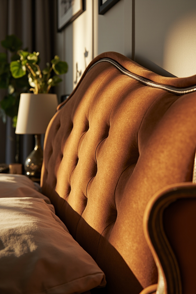 DIY Suede Panel Headboard Tutorial