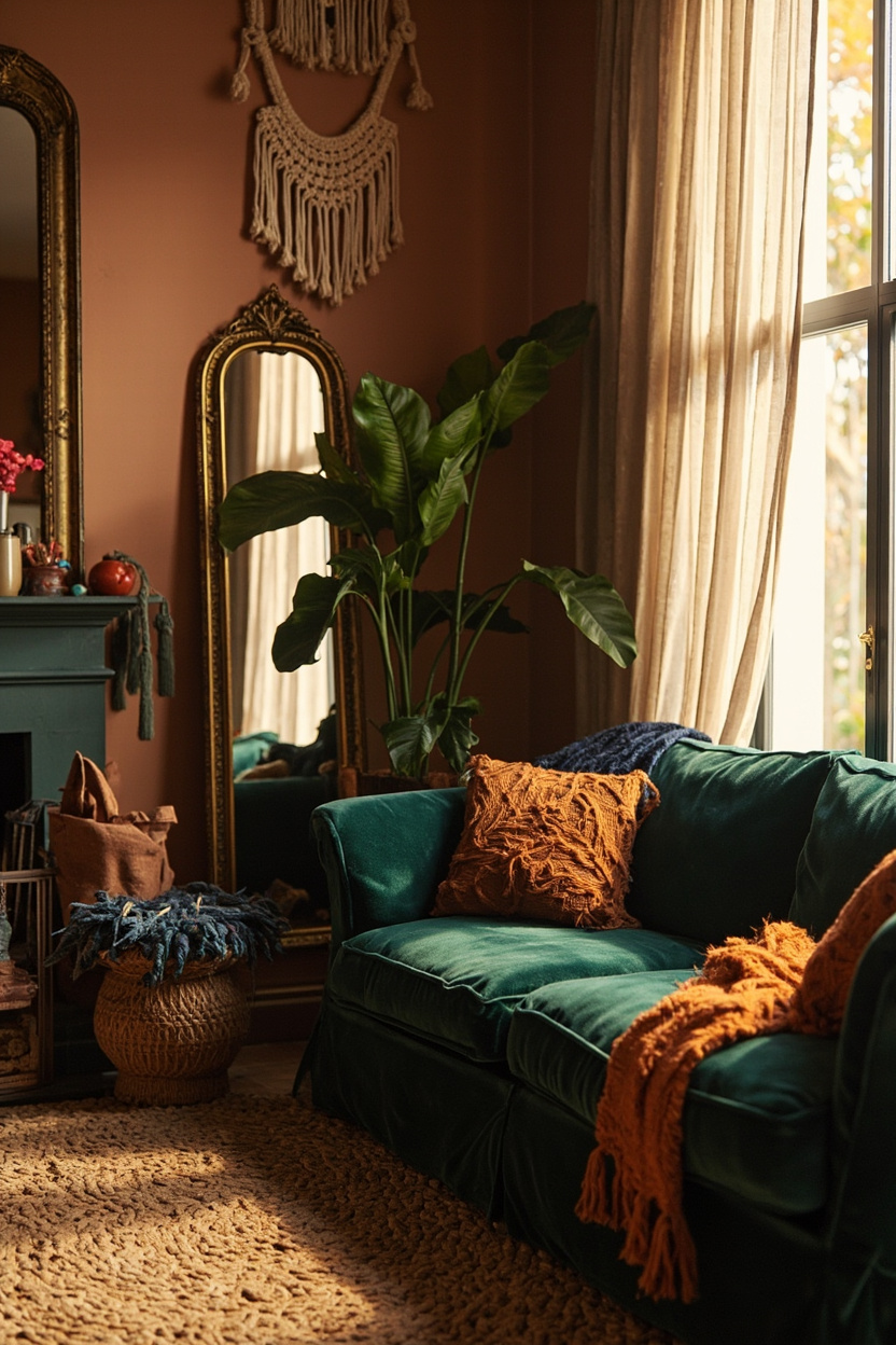 Earthy Jewel Tones for Texture