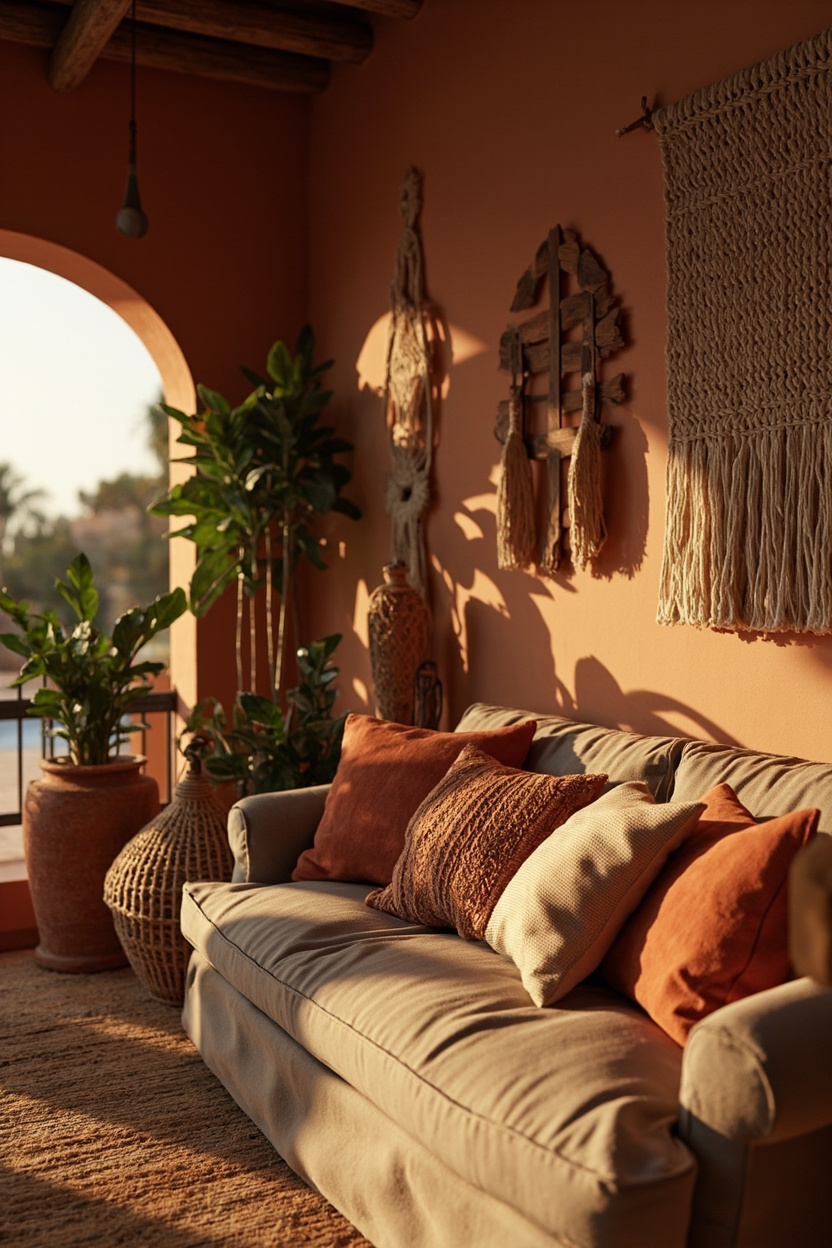 Earthy Terracotta Accents