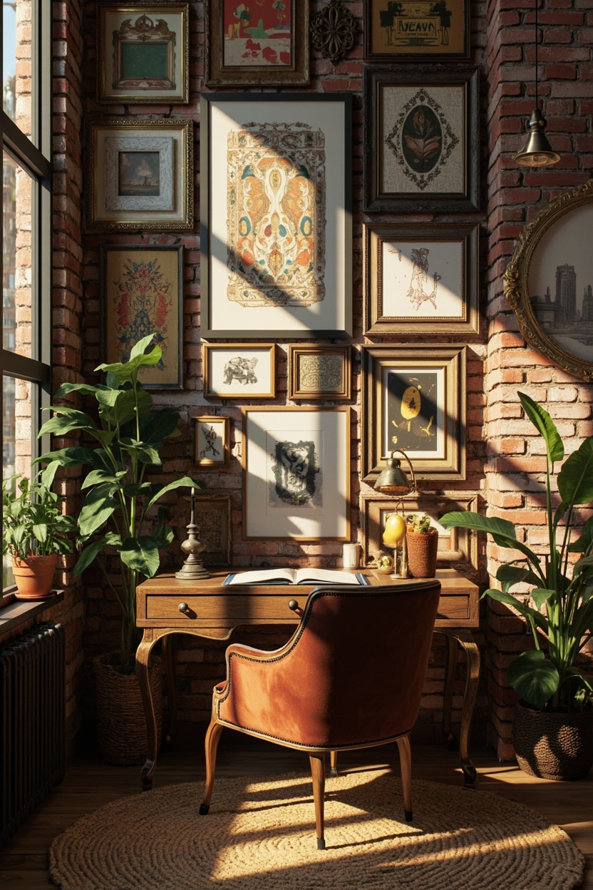 Eclectic Gallery Wall