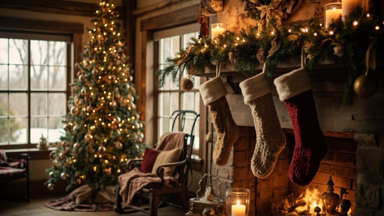 Farmhouse Christmas Decor Design Idea