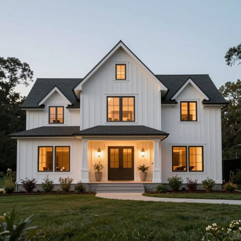 Farmhouse Exterior Design Idea