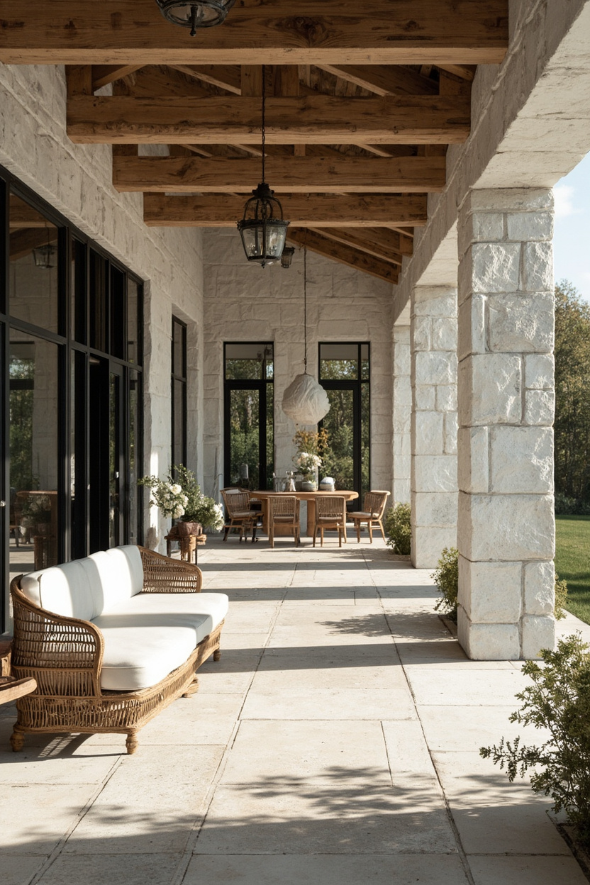 Hardscape Materials That Warm White