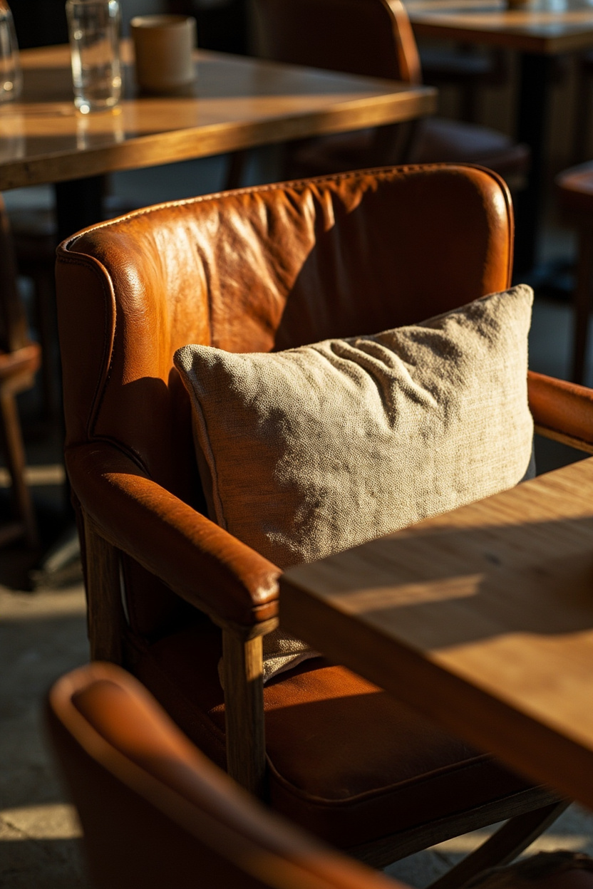 Leather and Linen Seating Combos for Comfortable, Textured Dining - Earthy Cottage Home Decor