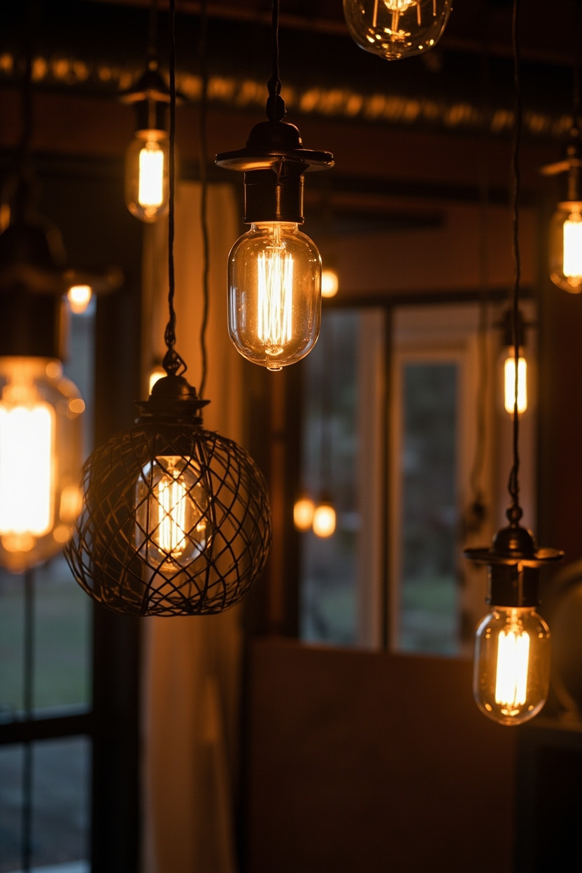 Lighting That Works: Barn Pendants, Lanterns, and Subtle Metals - Farmhouse Decor