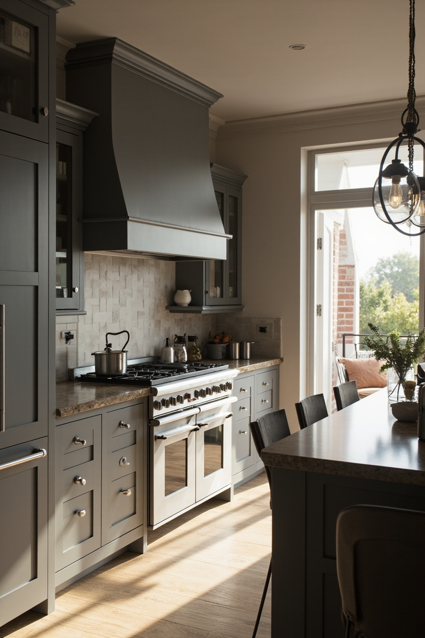 Matte Gray Appliances for Subtlety
