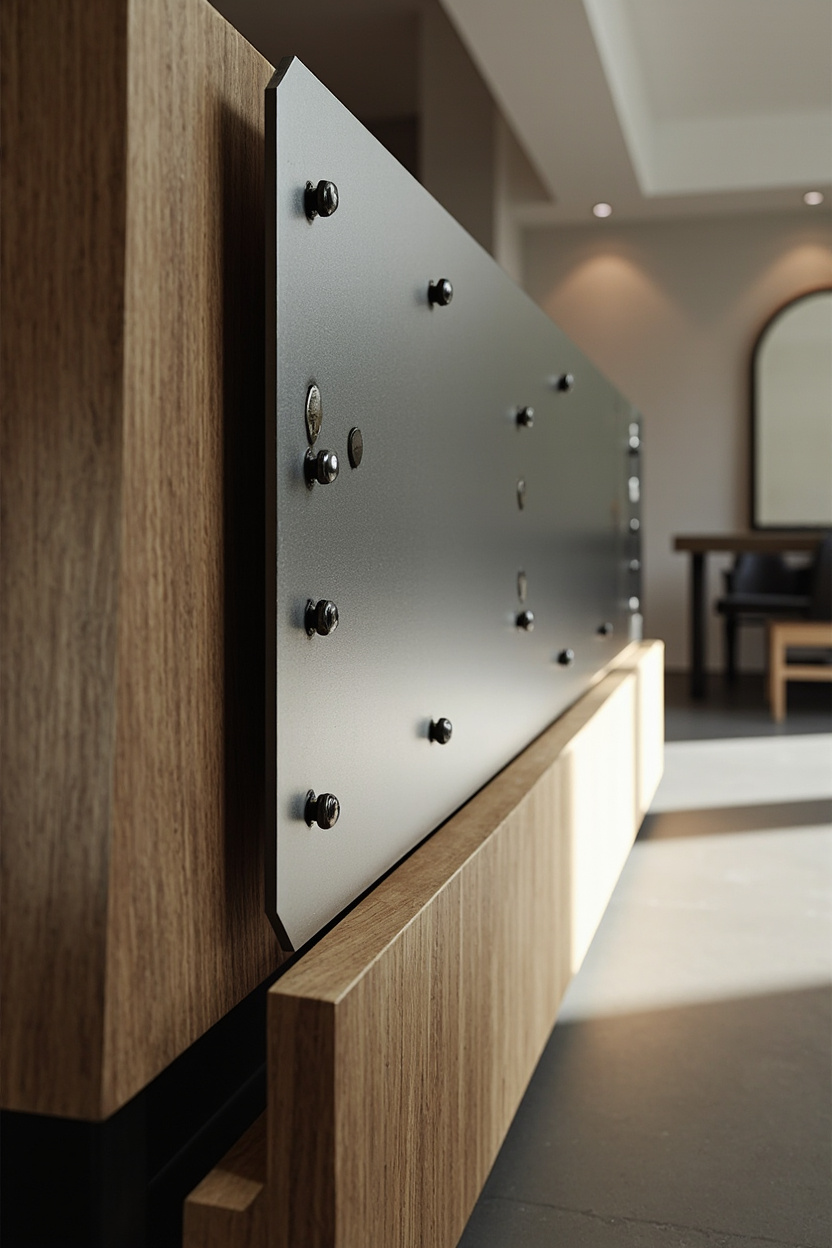 Minimal Metal and Industrial Headboards