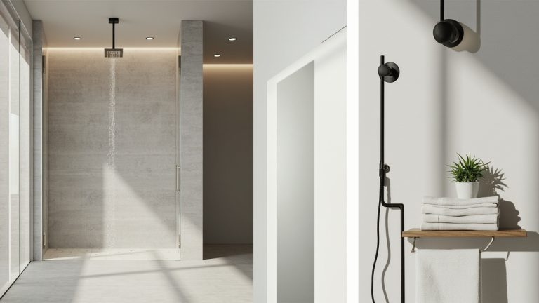 11 Minimalist Shower Ideas from Walk-In to Wet Room Minimalist Shower Ideas Design Trends