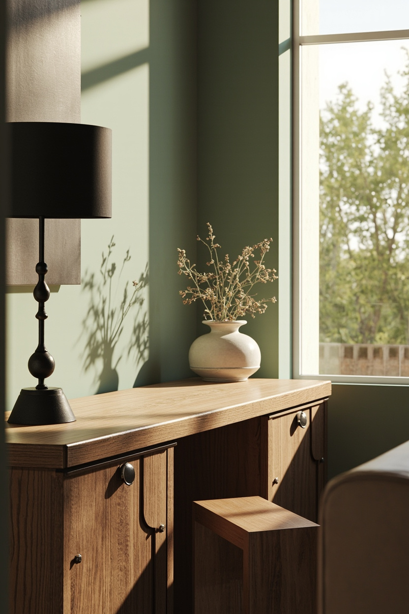 Mix vintage finds with modern pieces