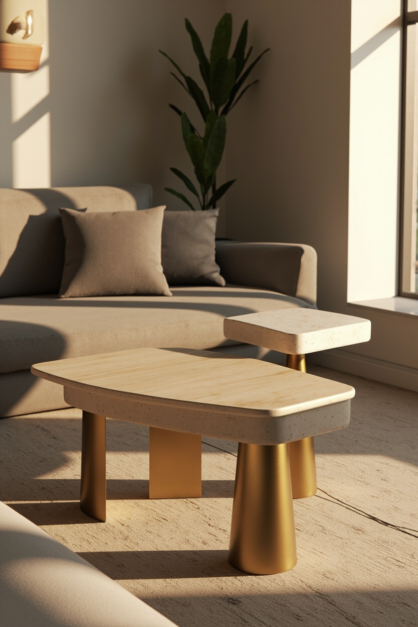 Mixed-Material Tables