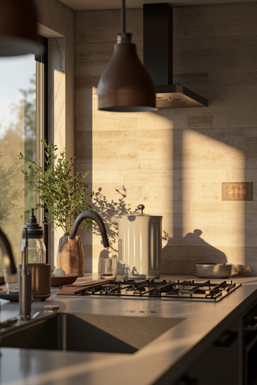 Mixing Metal Insets with Tiles