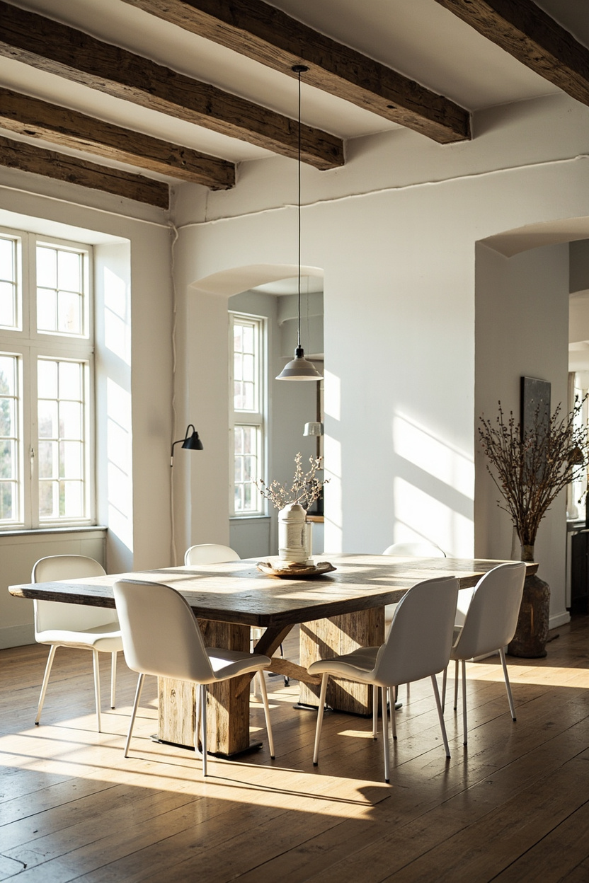 Modern Farmhouse Lines - Farmhouse Dining Room Designs