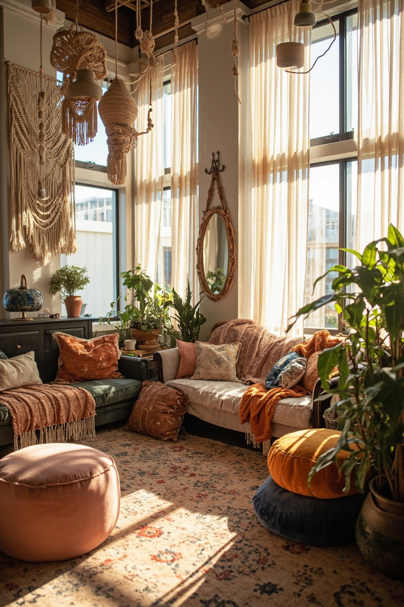 Muted Maximalism: Intentional Eclecticism with Calm Colorways - Boho Home Decor