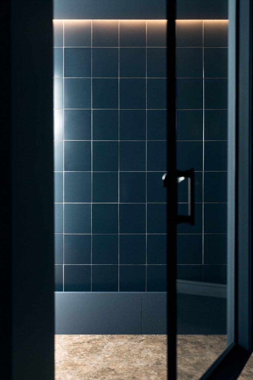 Navy Accent Tile Statements