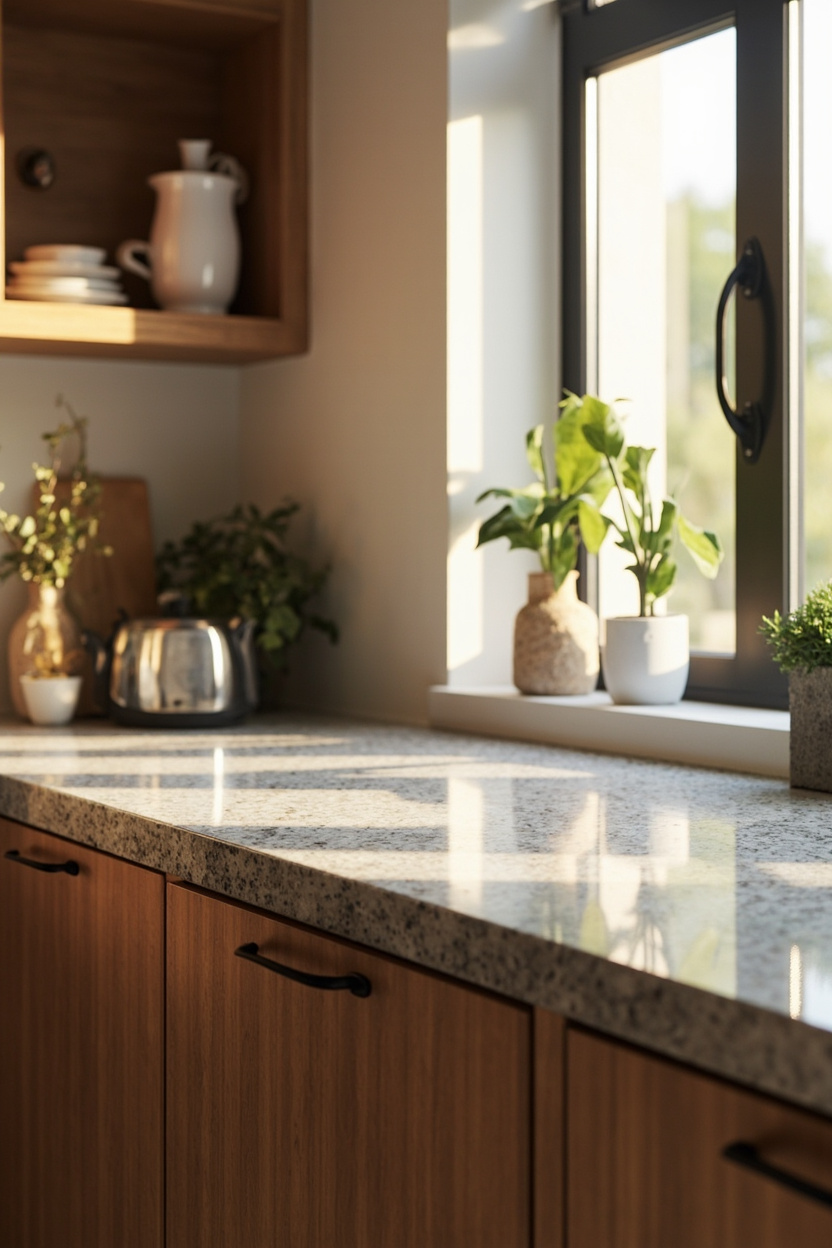 One-of-a-Kind Stone Kitchen Features