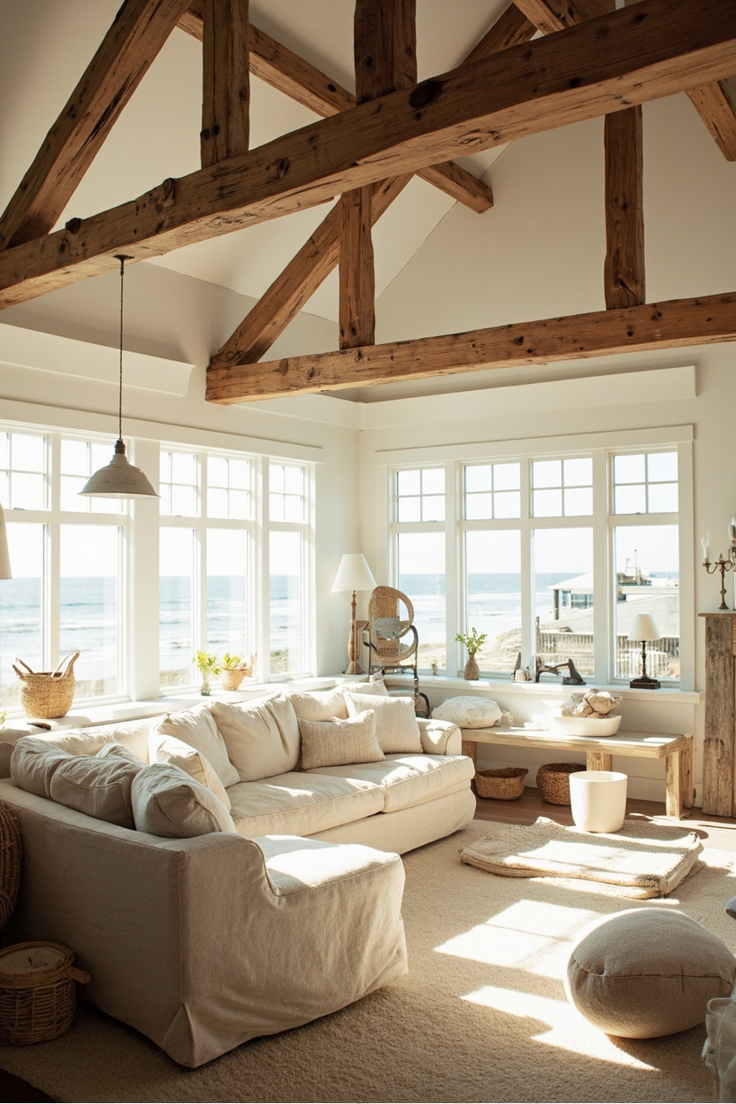 Open-Beam Living - Coastal Farmhouse Homes