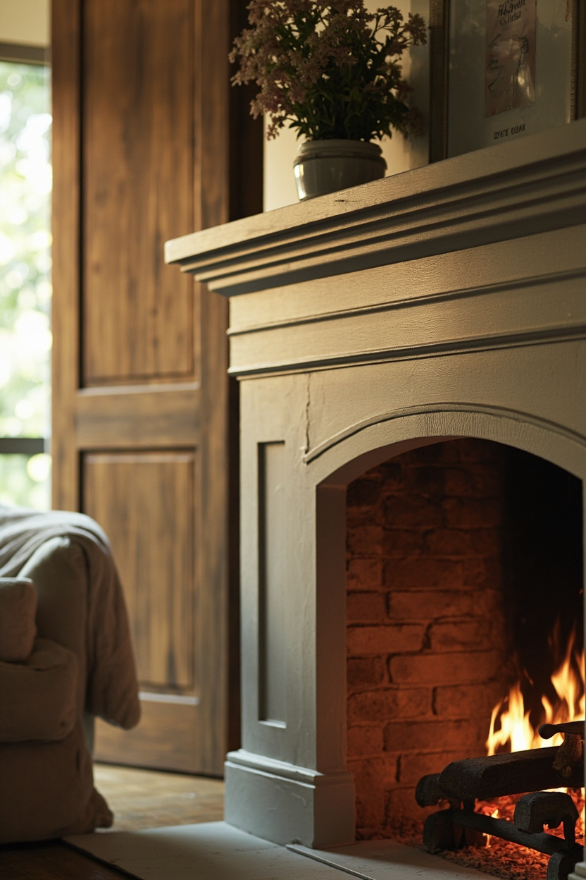 Painted Mantel Color Strategies