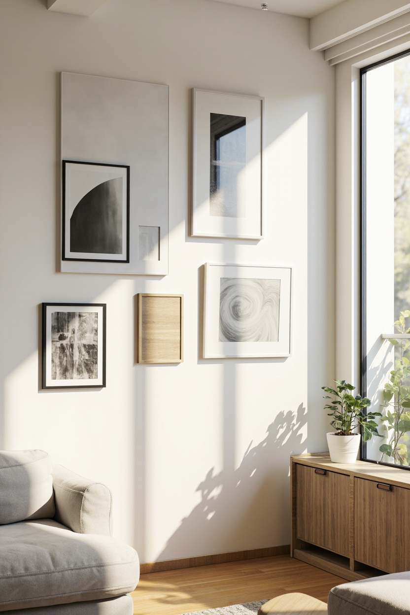 Planning a Minimalist Gallery Wall Layout