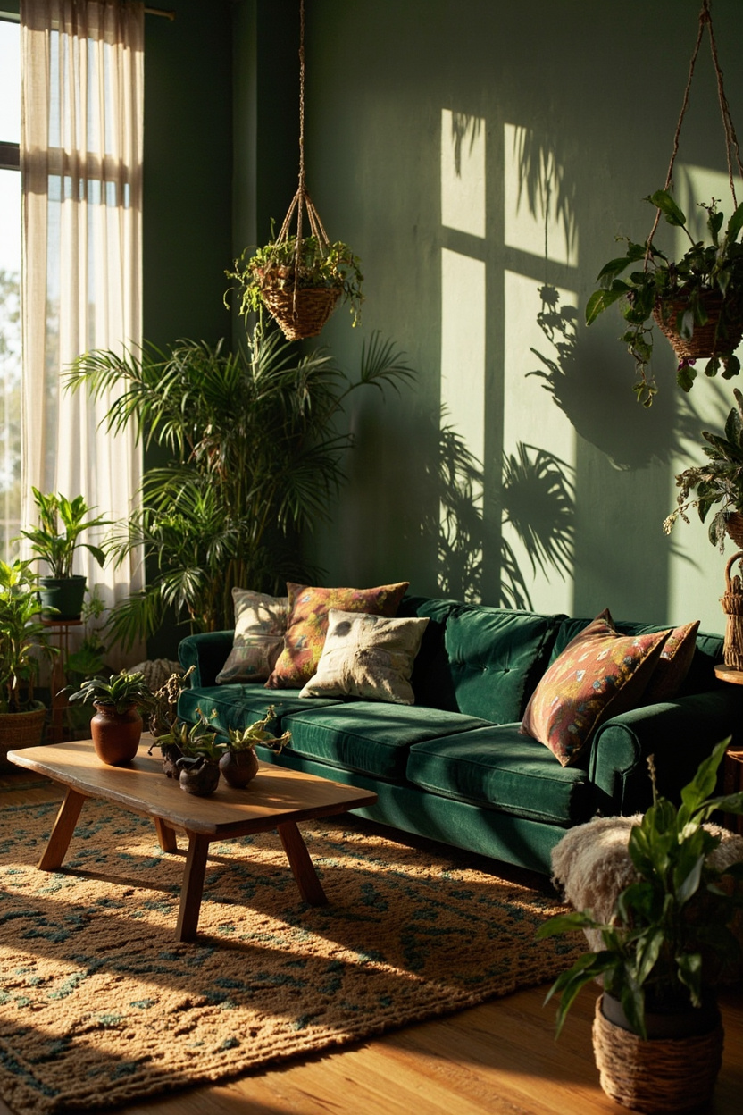 Plant-Driven Green Color Schemes