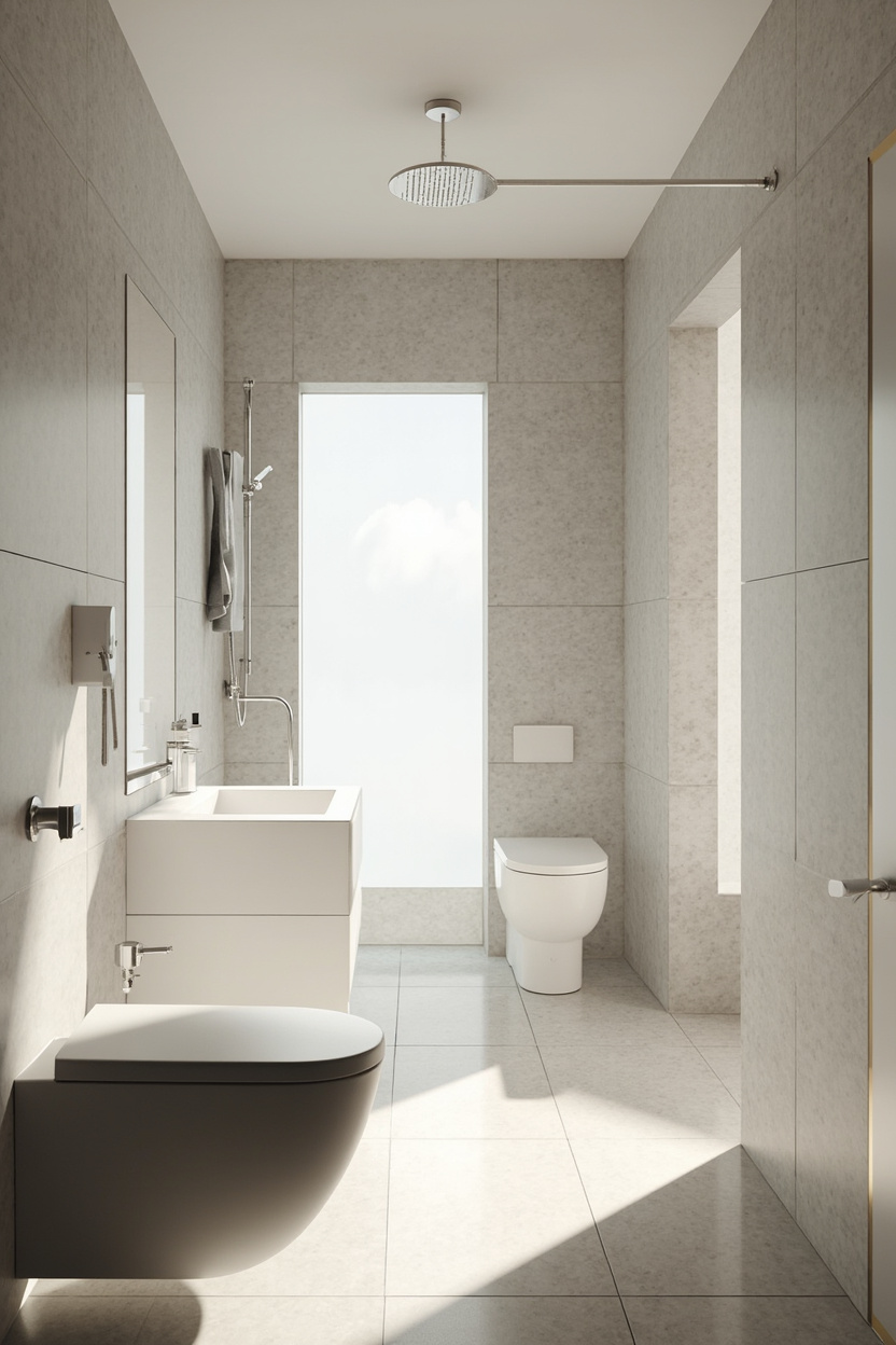 Position Shower and Ceiling Fixtures Safely