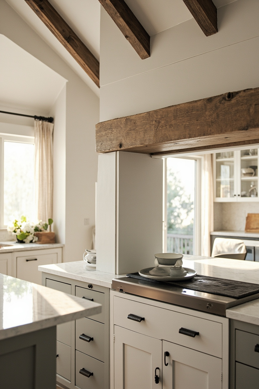 Reclaimed Beam Mantel