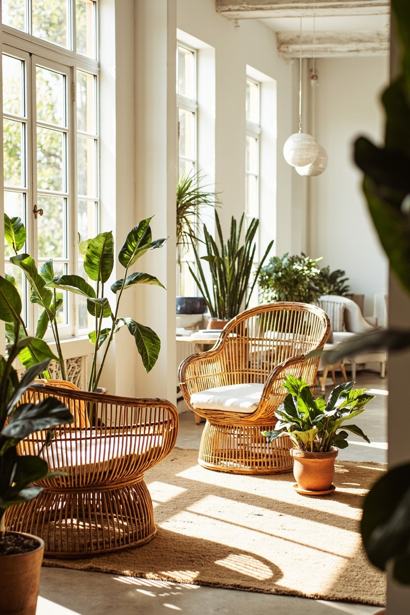 Rot-Tan Revival: Rattan Reinvented for Contemporary Spaces - Boho Home Decor