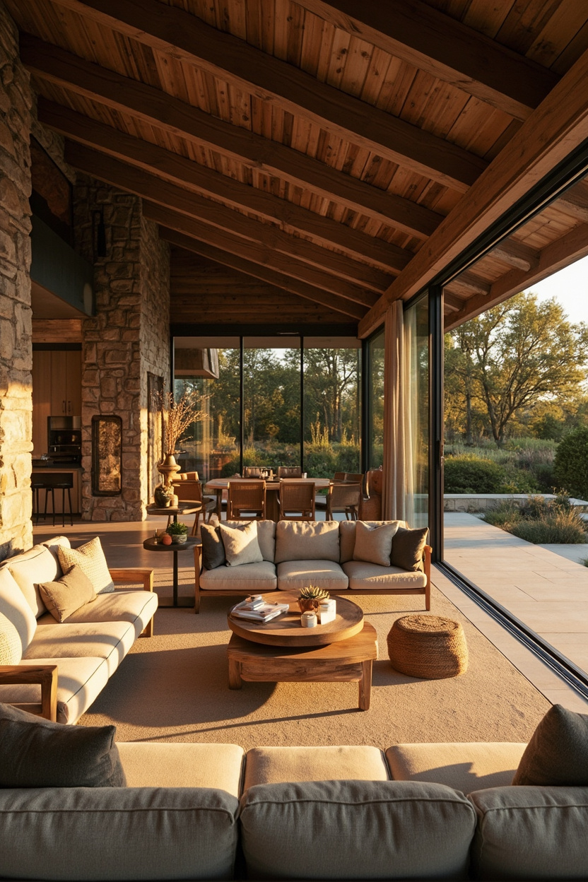 Seamless Indoor-Outdoor Living Zones