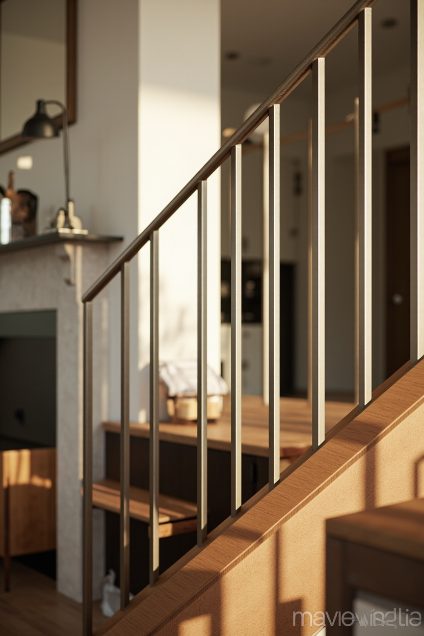 Slim Vertical Metal Balusters