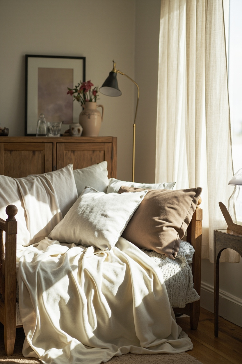 Soft Neutral Fabrics - White Farmhouse