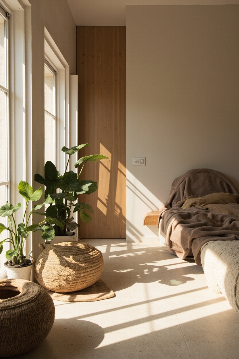 Softened Minimalism: Balancing Clean Lines with Organic Touches - Earthy Cottage Home Decor