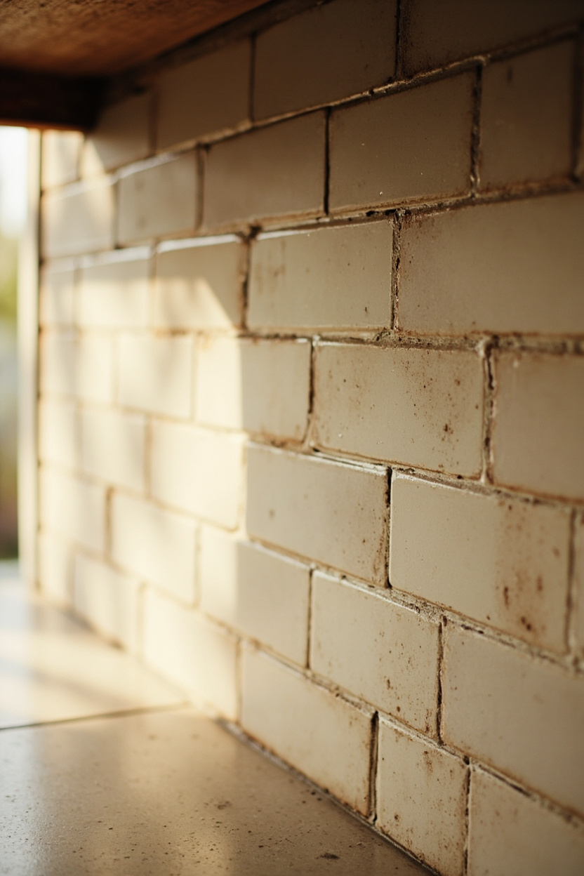 Subway Tile with Rustic Grout