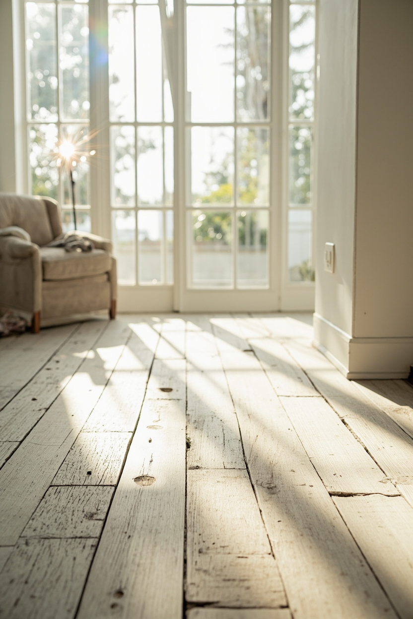 Sun-bleached Floors - Coastal Farmhouse Homes