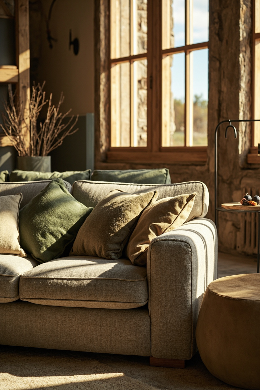 Sustainable Sofas for Rustic Homes