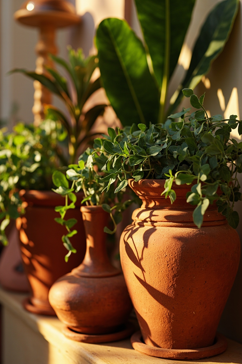 Terracotta Planter Corners
