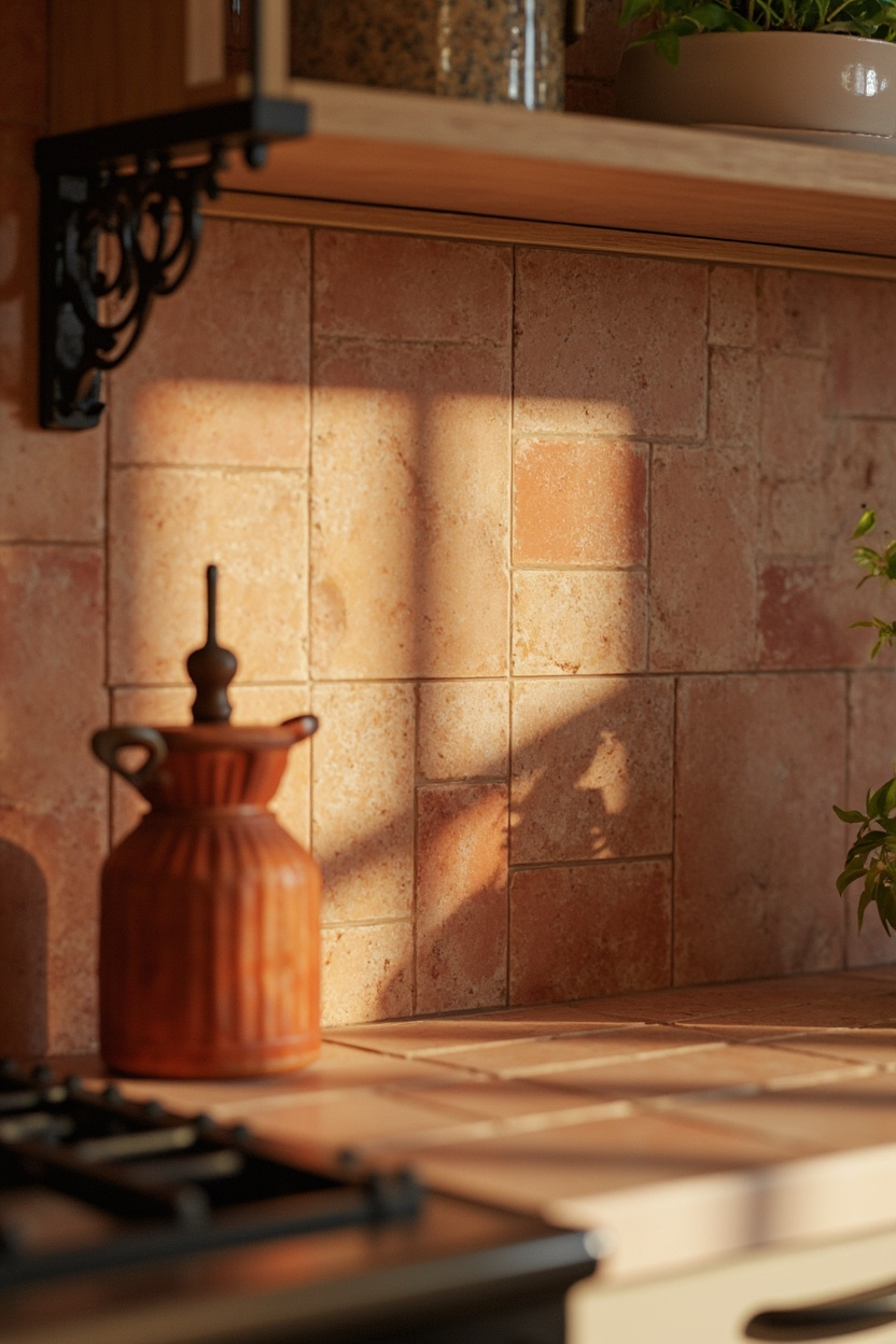 Terracotta Tiles for Warm Farmhouse