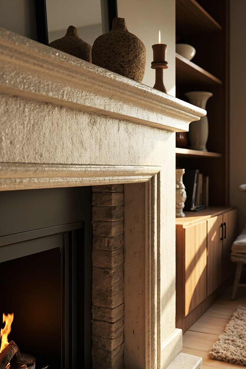 Textured Plaster Surround Techniques