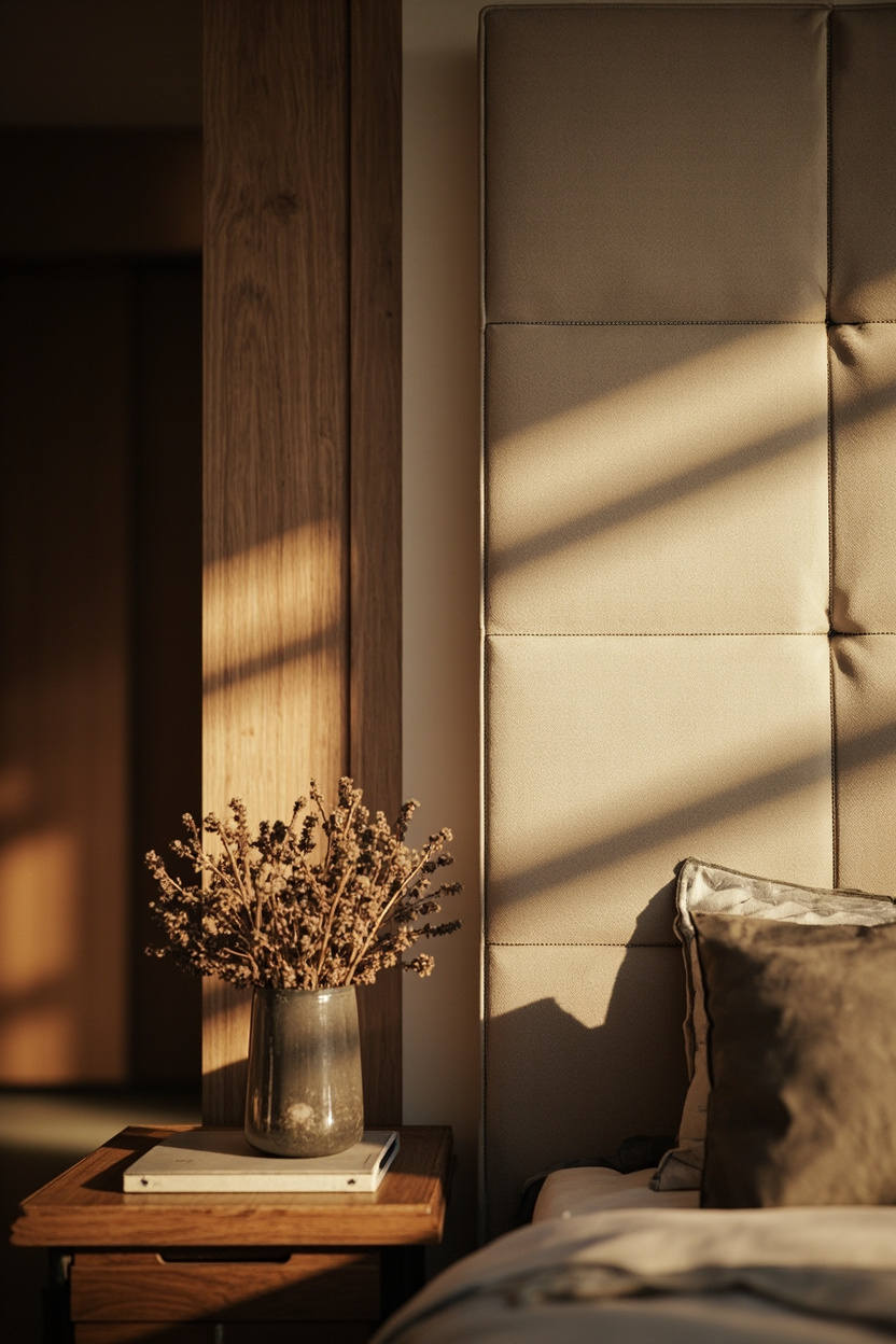 Upholstered Wall-to-Wall Headboard Ideas