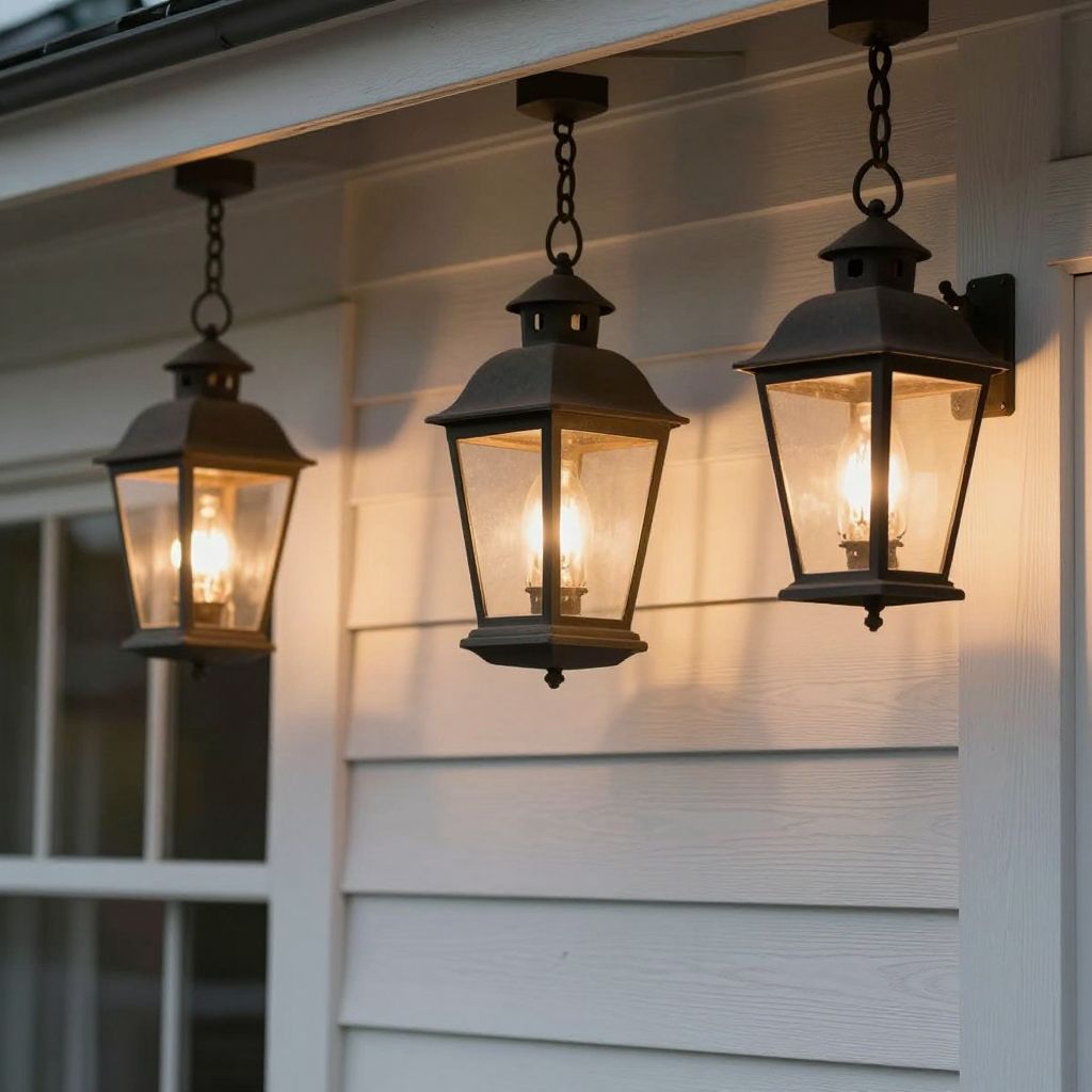 Vintage Lighting and Lanterns to Illuminate Curb Appeal - Farmhouse Exterior