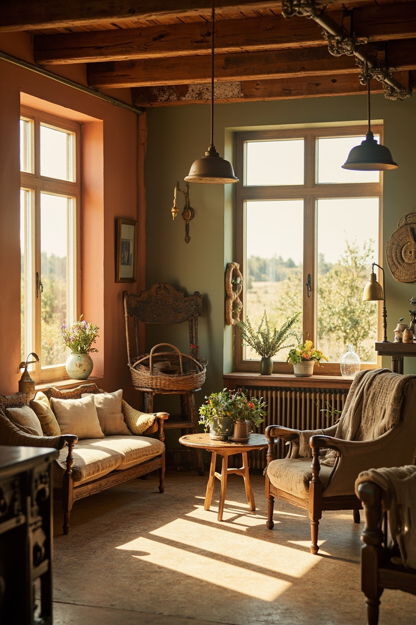 Warm Prairie Palettes - Old Farmhouse