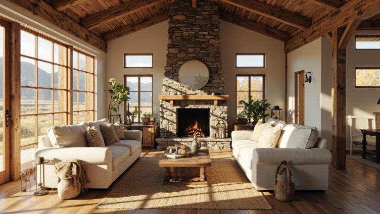 14 Western Farmhouse Living Room Ideas from Ranch Country Western Farmhouse Living Design Trends